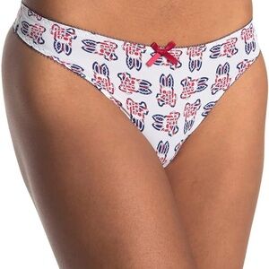 Psycho Bunny White and Red Panties